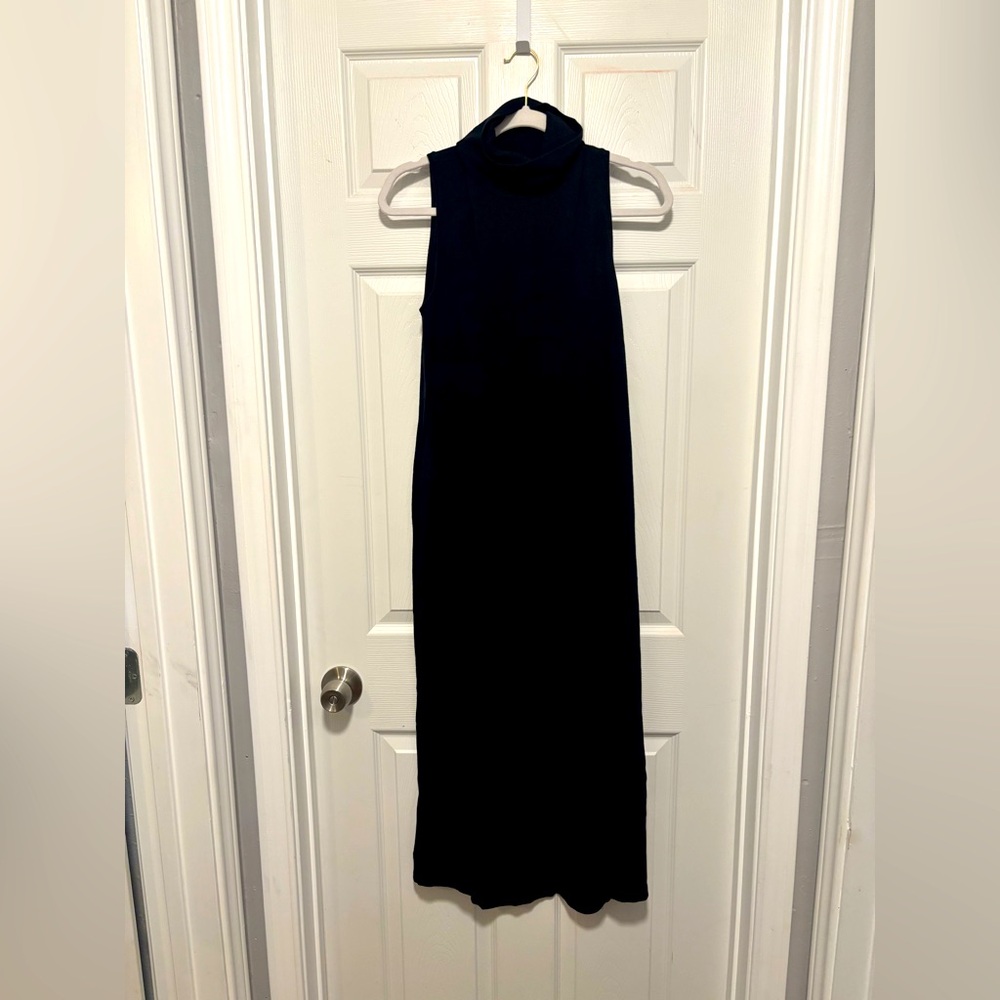 Eileen Fisher Women’s Navy Maxi Dress Size Medium